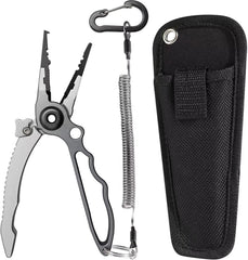 Captain 7506 Alüminyum Halka Açıcı İp Kesici Kılıflı Kendinden Kilitli 19cm Pense