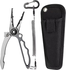Captain 7506 Alüminyum Halka Açıcı İp Kesici Kılıflı Kendinden Kilitli 19cm Pense