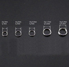 Captain 5163 Kaşık Halkası 250'li Mix Kutu Nikel