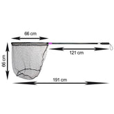 Captain 6783 Kepçe Tek Parça 120cm Alüminyum Saplı 70x60cm Rubber Tor