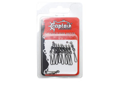 Captain 5128 Speed Sahte Balık Klipsi 10lu Paket Black Nikel