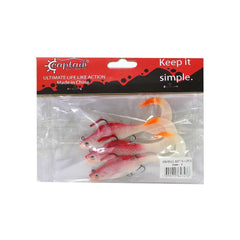 Captain 3559 Pencil Soft 10cm Levrek Silikonu 3lü Suni Balık