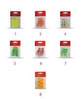 Captain 3594 Octopus Curly 6cm Ahtapot Sübye 5li Paket Suni Yem