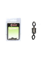 Captain 5005 Elmas Gözlü Fırdöndü 10lu Paket Black Nikel