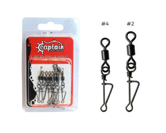 Captain 5035 Kilitli Klips Rolling 10lu Paket Black Nikel