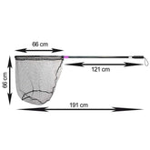 Captain 6783 Kepçe Tek Parça 120cm Alüminyum Saplı 70x60cm Rubber Tor