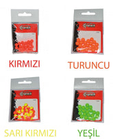 Captain 7665 Renkli Boncuk Yuvarlak 75mm Silikon Boncuk 20li Paket