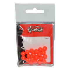 Captain 7665 Renkli Boncuk Yuvarlak 75mm Silikon Boncuk 20li Paket