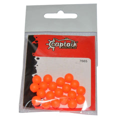 Captain 7665 Renkli Boncuk Yuvarlak 75mm Silikon Boncuk 20li Paket