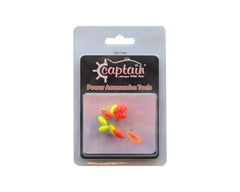 Captain Renkli Köpük Boncuk Oval 10lu Paket