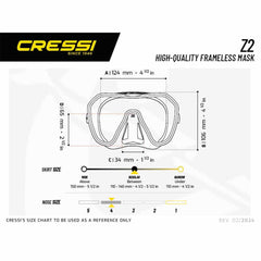 Cressi Z2 Dalış Maskesi