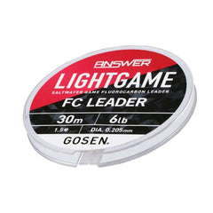 Gosen Answer Light Game Salt Water Game F C Leader 30mt
