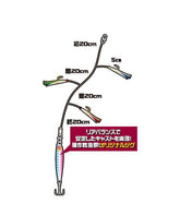 Hayabusa HA 280 Jigging Sabiki 2li Çaparili SET Light Jig Suni Yem