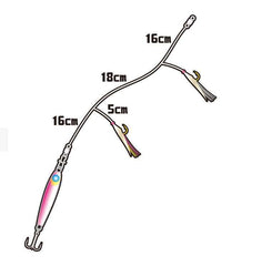 Hayabusa HA 282 LRF Jigging Sabiki 2li Çaparili SET LRF Jig Suni Yem