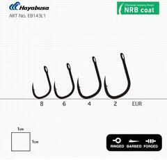 Hayabusa K1 XS Sazan İğnesi Dövme Teflon Black 10lu Paket