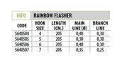 Lineaeffe 5640507 Rainbow Flasher 7li Çapari 025x035mm (FC) 205cm