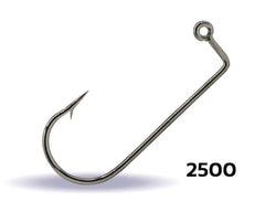 Youvella 2500 Jig Head İğnesi Delikli Uzun 100lü Kutu Nikel