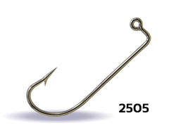Youvella 2505 Jig Head İğnesi Dövme Delikli Uzun 100lü Kutu Nikel