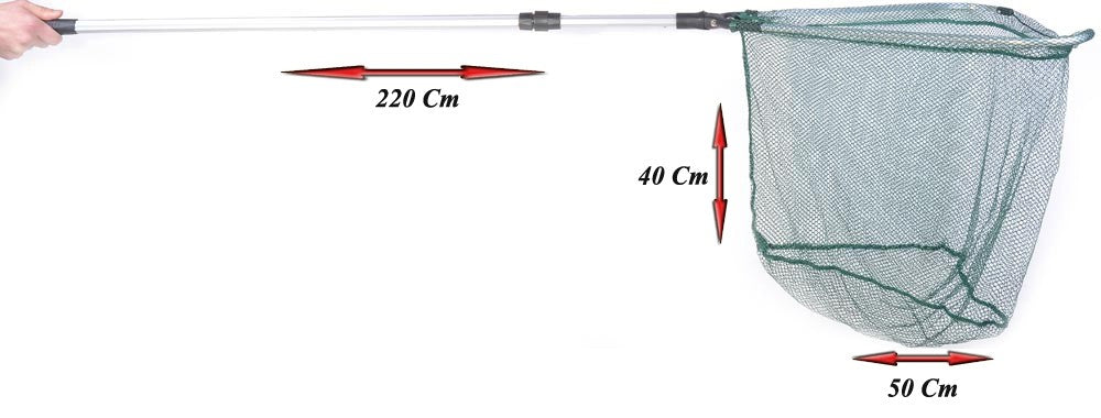 Captain 6725 Kepçe 2 Parça 220cm Teleskopik Kepçe 55x40cm Tor