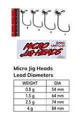 Nomura NM90102506 Micro LRF Jig Head 3'lü Paket İğne:6no 2.5gr