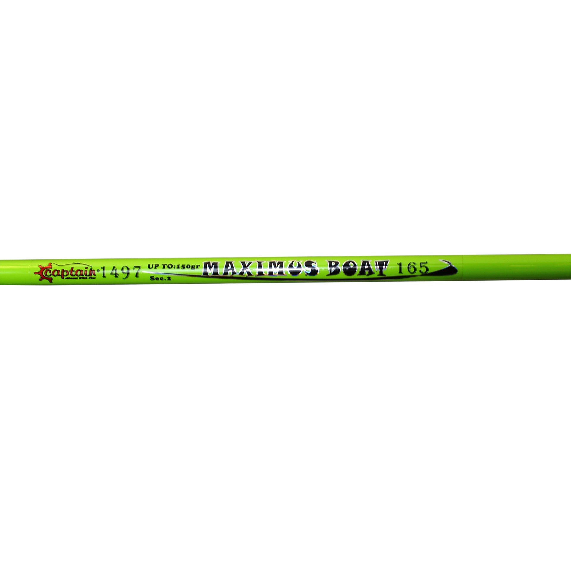 Captain 1497 Maximus Boat 2 Parça Solid Tekne Kamışı 150gr Atar