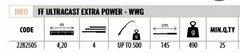 Lineaeffe 2282505 Ultra Cast Extra 420cm Tele Surf Kamış UP TO 500gr  Atar