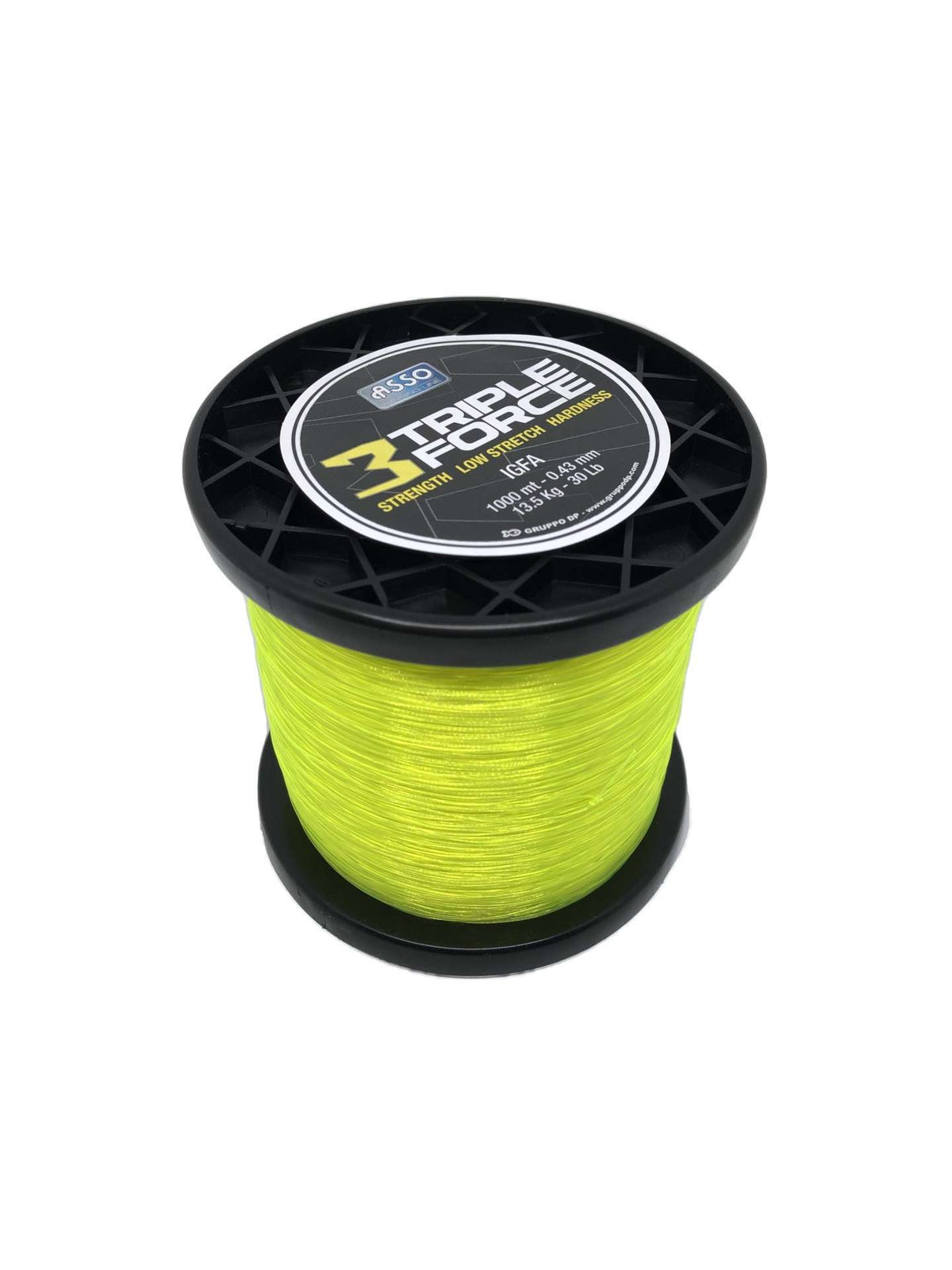 Asso Triple Force Strenght Igfa Class Low Stretch Hardness Line 1000mt Yellow