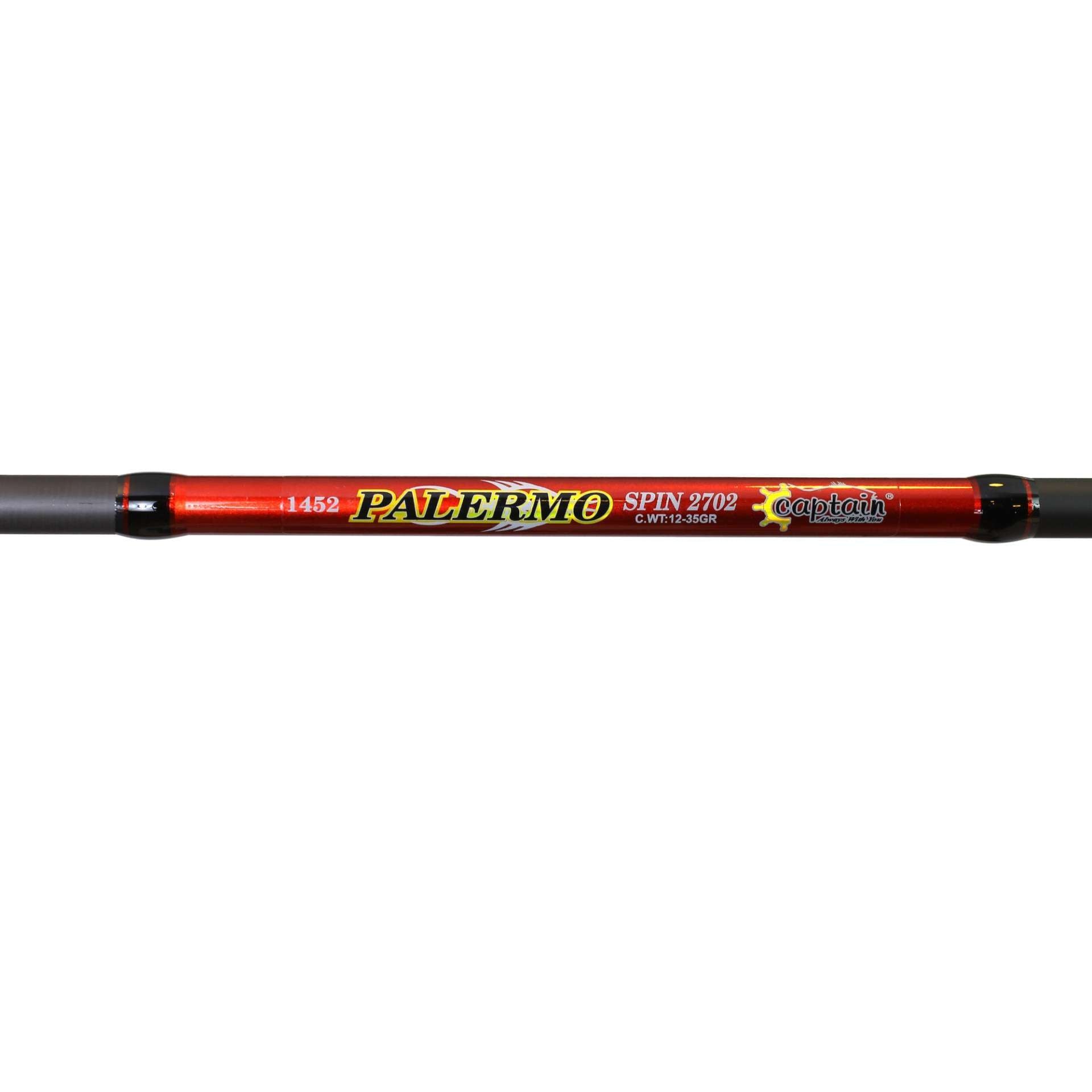 Captain 1452 Palermo Spin 2 Parça Spin Kamış 12-35gr Atar