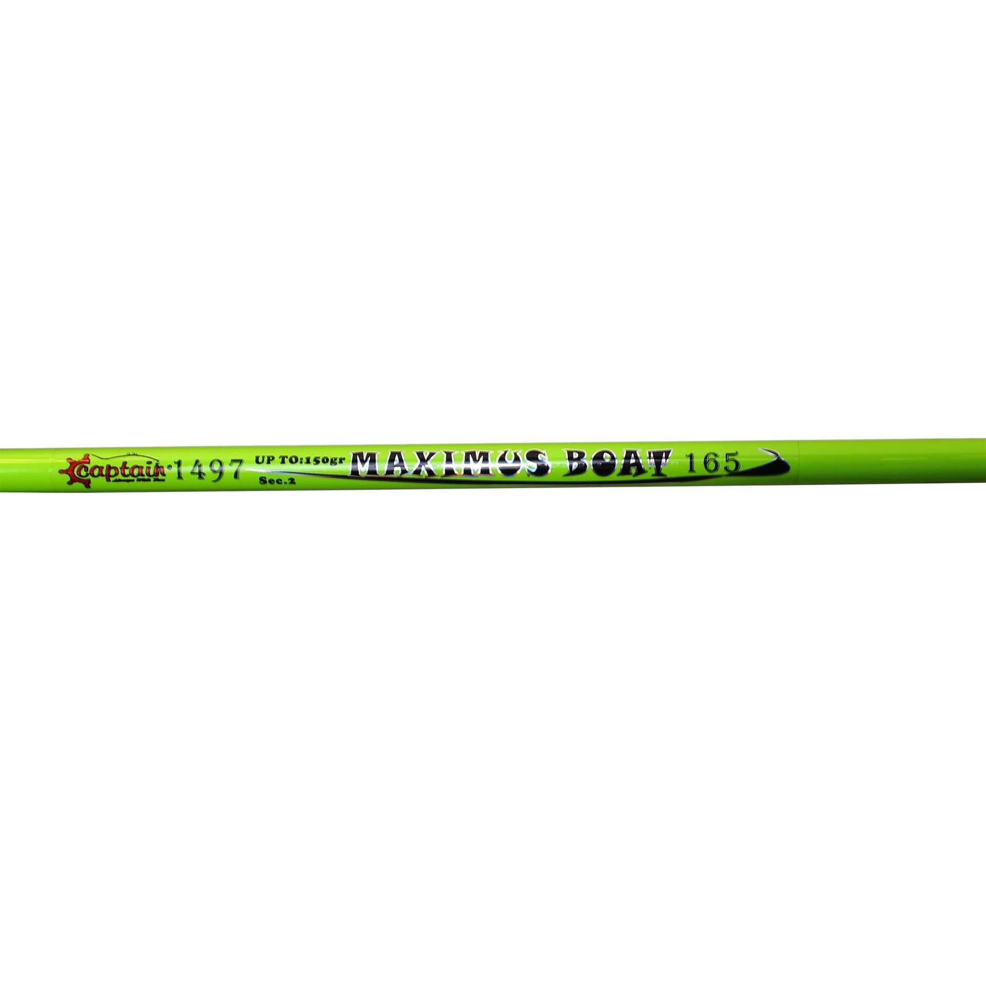 Captain 1497 Maximus Boat 2 Parça Solid Tekne Kamışı 150gr Atar