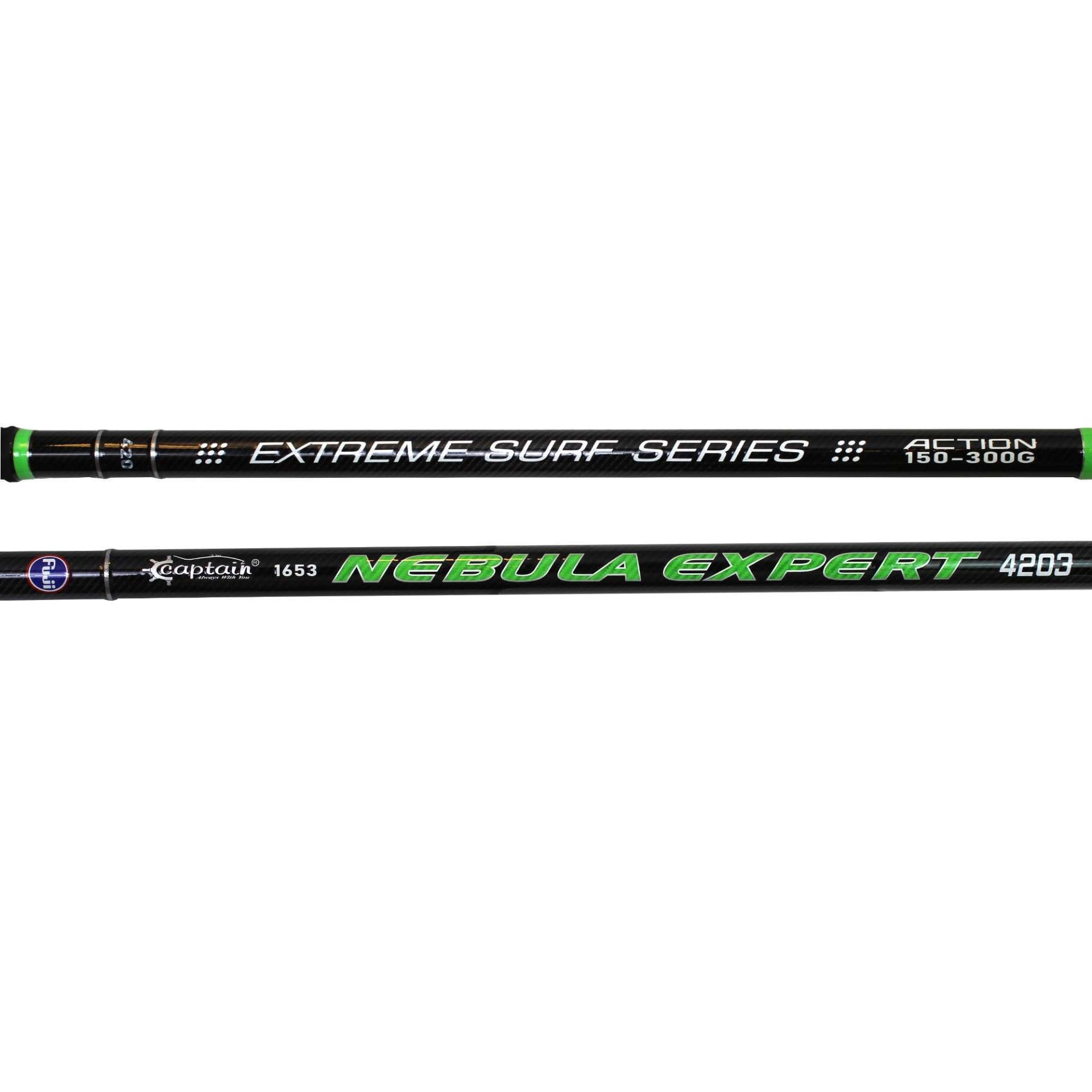 Captain 1653 Nebula Great Expert FUJİ 3 Parça Surf Kamış 300gr Atar