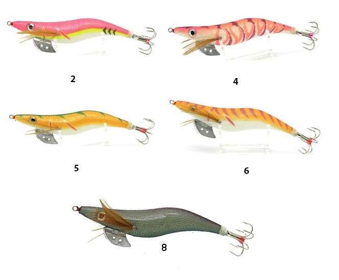 Captain 3025 Kalamar Zokası 12cm Different Squid Size 35