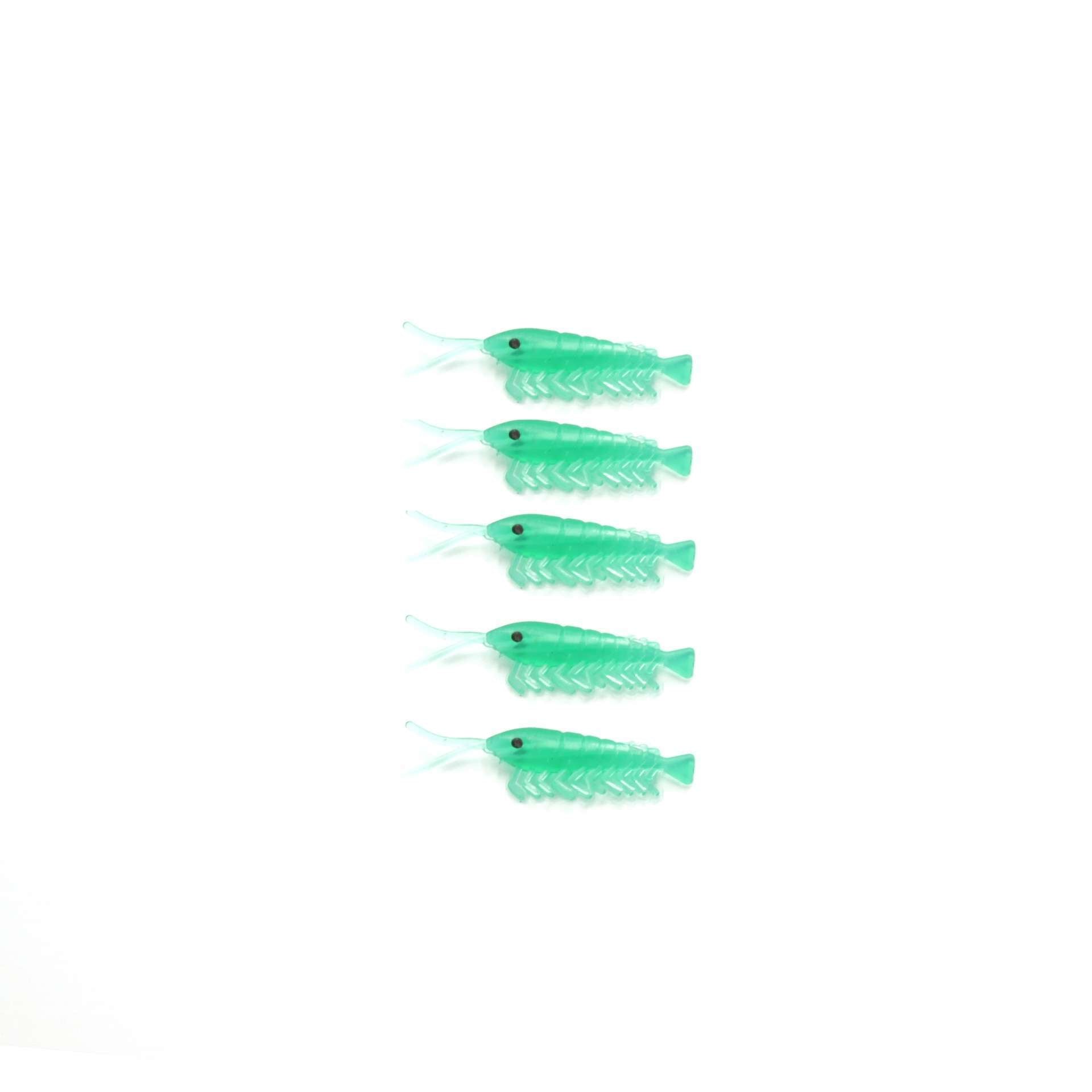 Captain 3050 Silikon Karides 4cm Suni Yem 5li Paket