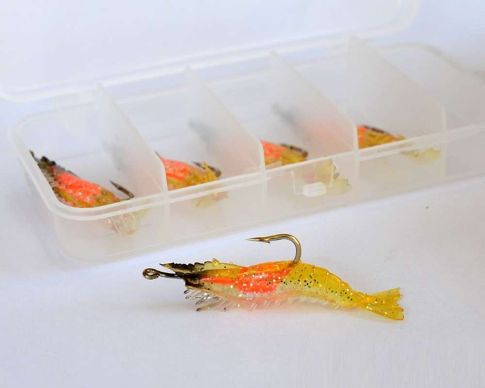 Captain 3062 Silikon Karides 55cm Suni Yem 5li Kutu
