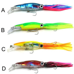 Captain 3450 Octopus Fringed 20cm Floating 36gr Kalamar Maketi