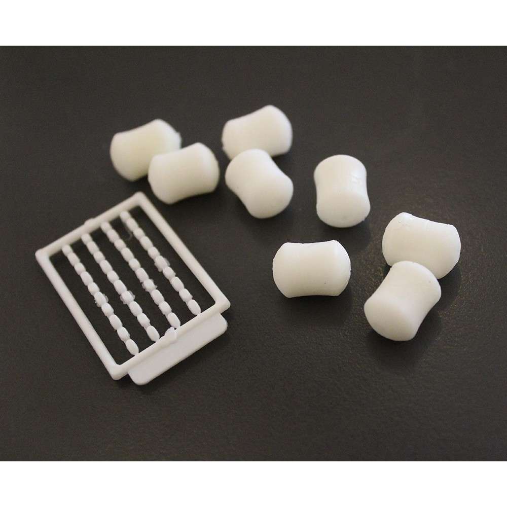 Captain 3497 Dumbell White Color 8li Paket Sazan Yemi