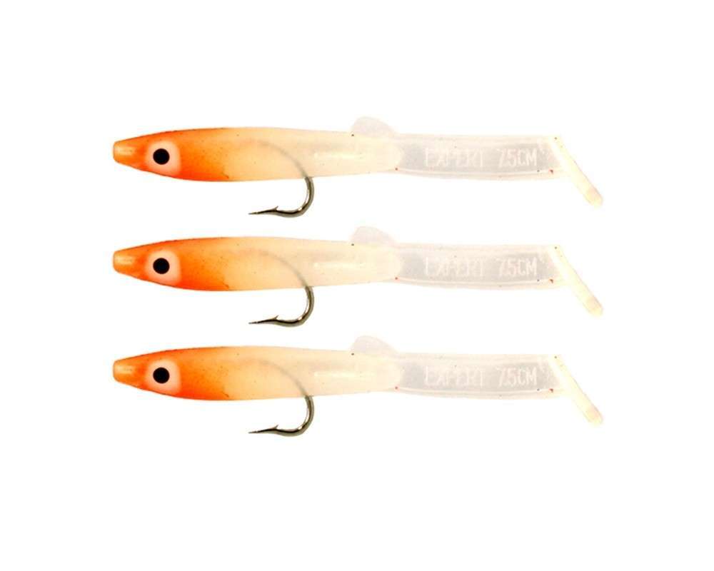 Captain 3525 Eel Fish 75cm Silikon Zargana Suni Yem 3lü Paket