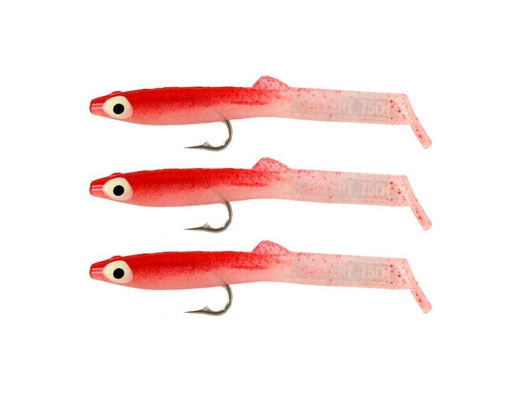 Captain 3525 Eel Fish 75cm Silikon Zargana Suni Yem 3lü Paket