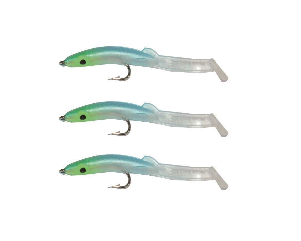 Captain 3526 Eel Fish 5cm Silikon Zargana Suni Yem 3lü Paket