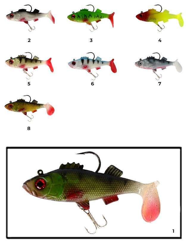 Captain 3549 Bebeto Soft 10cm Levrek Silikonu Suni Balık