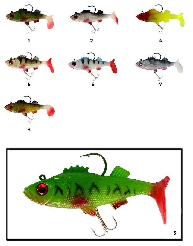 Captain 3549 Bebeto Soft 10cm Levrek Silikonu Suni Balık