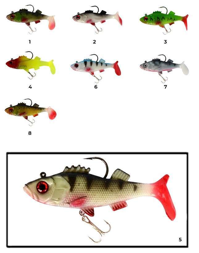 Captain 3549 Bebeto Soft 10cm Levrek Silikonu Suni Balık