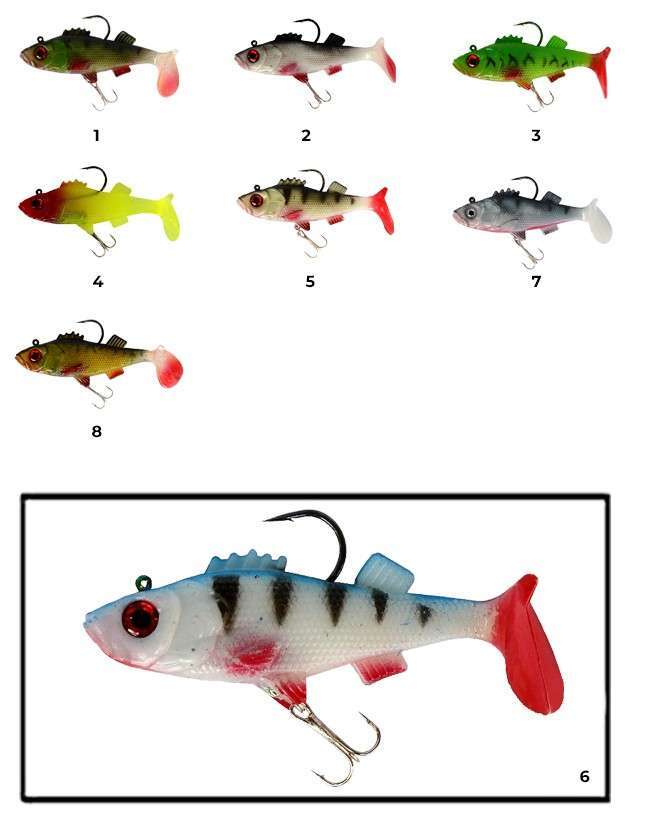 Captain 3549 Bebeto Soft 10cm Levrek Silikonu Suni Balık