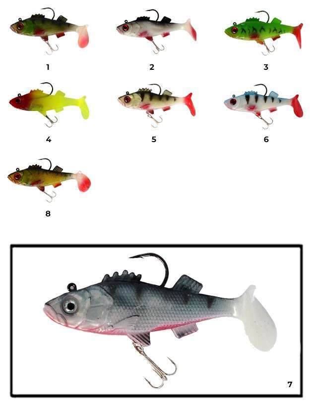 Captain 3549 Bebeto Soft 10cm Levrek Silikonu Suni Balık