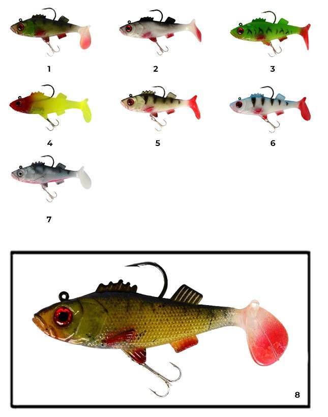 Captain 3549 Bebeto Soft 10cm Levrek Silikonu Suni Balık