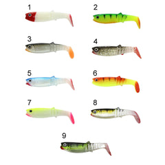 Captain 3569 Style Soft 8cm Levrek Silikonu 5li Paket Suni Yem