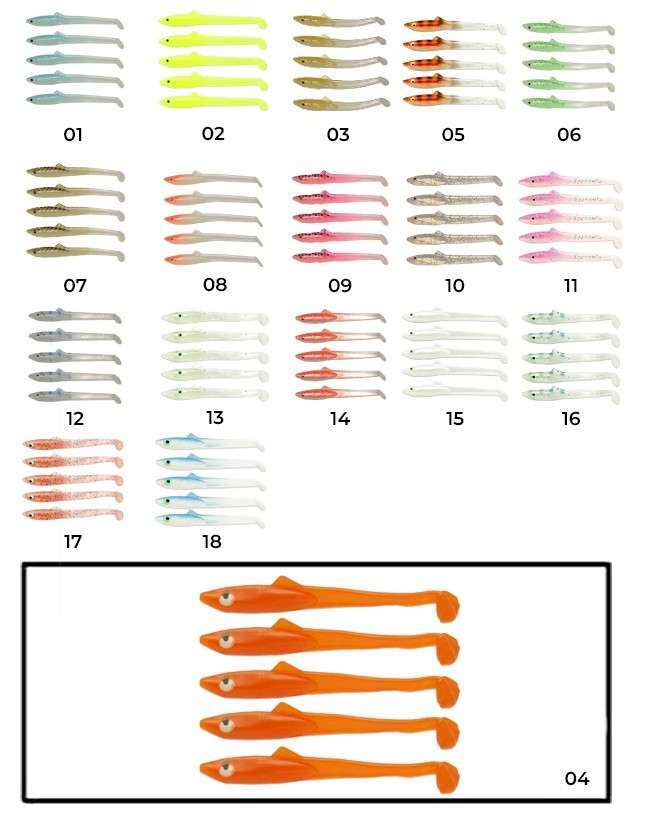 Captain 3596 Elegant 55cm Silikon Zargana 5li Paket Suni Yem