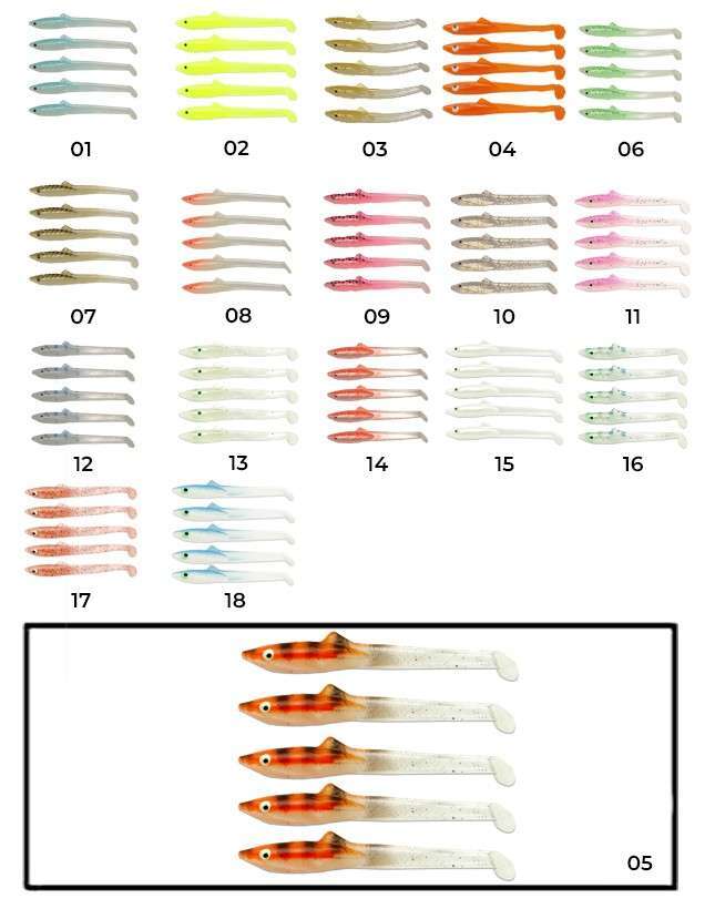 Captain 3596 Elegant 55cm Silikon Zargana 5li Paket Suni Yem