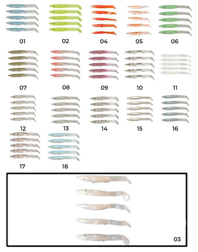 Captain 3597 Elegant 75cm Silikon Zargana 5li Paket Suni Yem