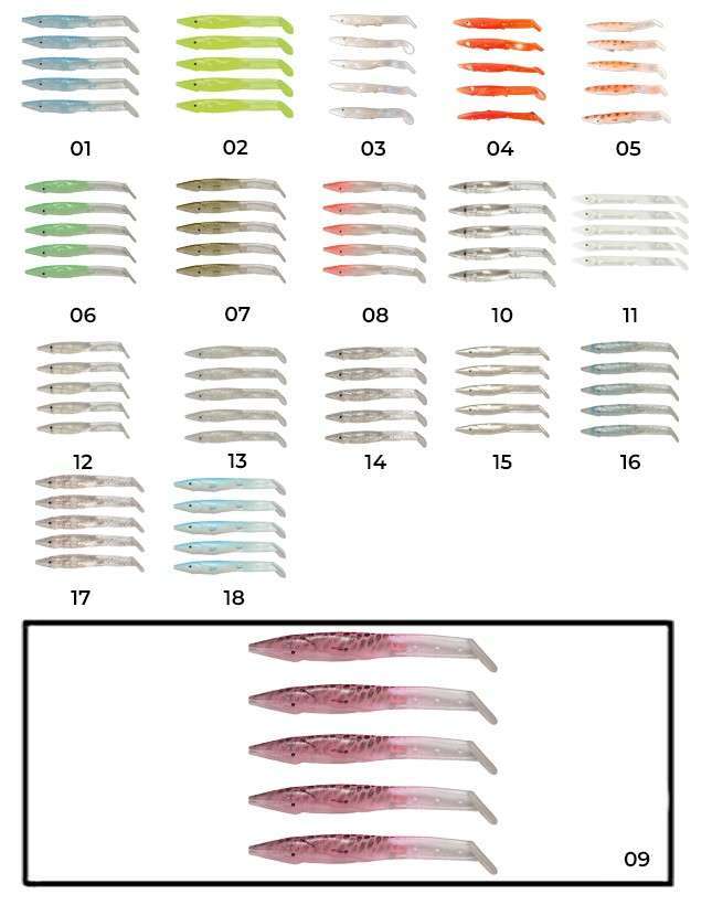 Captain 3597 Elegant 75cm Silikon Zargana 5li Paket Suni Yem