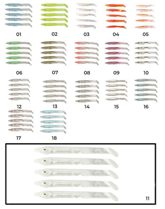 Captain 3597 Elegant 75cm Silikon Zargana 5li Paket Suni Yem